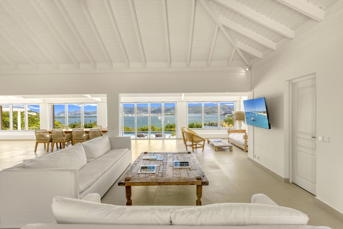 11.Location Villa piscine vue mer Terres Basses Saint Martin